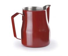 Lacor Milchkännchen aus Edelstahl 18/10, 05 l rot