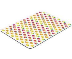 Pebbly 99-14RTCUP Wonder Schneidebrett aus Glas, Motiv Cupcakes, rechteckig, 30 x 40 cm