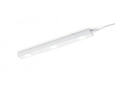 Trio Leuchten LED Wandleuchte Aragon 273170301, Kunststoff weiß, 3x 1 Watt