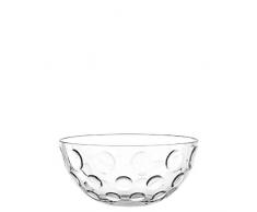 Leonardo Glas-Schale Cucina Optic, runde Schale aus Glas im frischen Design, Deko-Schale mit runden Akzenten, 21,5-cm, 066336