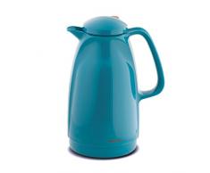 ROTPUNKT Isolierkanne 227 A 1,5l in Petrol-blau, Edelstahl, 20 x 10 x 10 cm