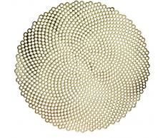 Occasions Tischsets, Metallic-Läufer, silberfarben A4 Mosaik Gold