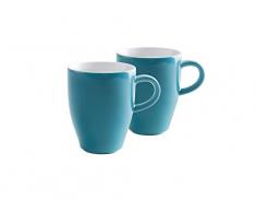 KAHLA Tassen, Porzellan, Türkis, 2 TLG