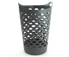 Unbekannt JJA JJ117075 Wäschekorb, Grau, 60 l