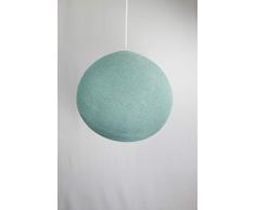 Cotton Ball Lights meeres-türkis 25cm Hängelampe einzeln, Baumwolle, 25 cm