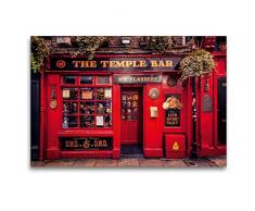 Premium Textil-Leinwand 120 x 80 cm Quer-Format Dublin | Wandbild, HD-Bild auf Keilrahmen, Fertigbild auf hochwertigem Vlies, Leinwanddruck von Markus Pavlowsky