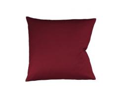 fleuresse Colours Kissenbezug, Baumwolle, Pflaume, 24.6 x 16.8 x 0.4 cm