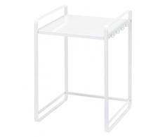 YAMAZAKII Küchenregal, Stahl, Weiß, One Size