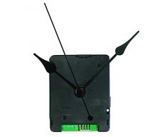 TFA Dostmann Funk Uhrwerk, 60.3525.01, lautlose Wanduhr, zum basteln, analog,mit 2 Uhrzeigersets, Kunststoff, schwarz, (L) 55 x (B) 40 x (H) 71 mm