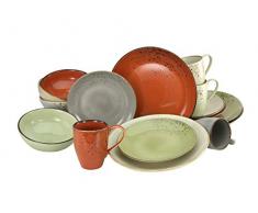 Creatable, 22510, Serie Nature Collection TERRA, Geschirrset, Kombiservice 16 teilig, Steinzeug