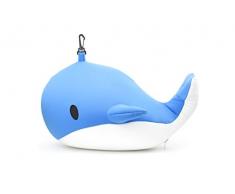 Kikkerland Kissen, Elastan, Blau, 36 x 24 x 18.5 cm