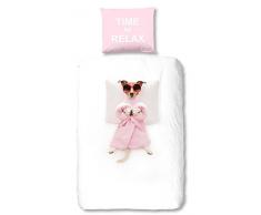 Good Morning! Bettwäsche Relax weiß 140 x 200/220 cm + 60 x 70 cm