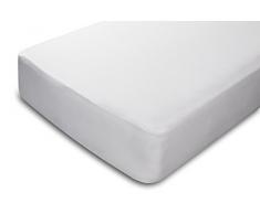 Pikolin Home - Matratzenschoner, 100% Bambus, schneller Feuchtigkeitstransport, weiβ, 180 x 190/200 cm, Bett 180