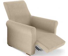 PETTI Artigiani Italiani Sesselüberwurf, Creme, Sessel von 80 bis 100 cm