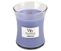Woodwick Duftkerze im Glas, Wachs, Violett, 10 x 10 x 11 cm
