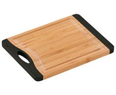 Kesper 50141 Schneidebrett mit Rutsch-Stopp Bambus 35 x 25 x 1.6 cm