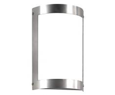 CMD Wandaußenleuchte, Edelstahl, E27