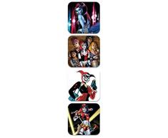 DC Comics Harley Quinn Untersetzer Set, Holz