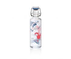 soulbottles Unisex – Erwachsene Trinkflasche, Meermenschen, 600 ml