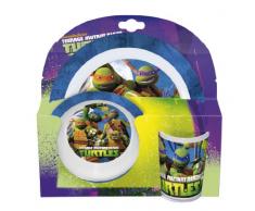 Joy Toy 748490 - Turtles, Set aus Melamin, 3-teilig, 27 x 7 x 28 cm