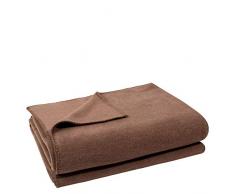 Soft-Fleece-Decke – Polarfleece-Decke mit Häkelstich – flauschige Kuscheldecke – 220x240 cm – 840 smoke - von ’zoeppritz since 1828’