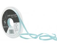 Berisfords 3501 Satinband 5 mm NEU türkis 48 10 x 1 x 10 cm Double Face Poly Satinband, NEU türkis