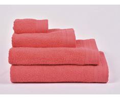 MI CASA Lavabo Magenta Set 2 Handtücher, 500 g, Baumwolle