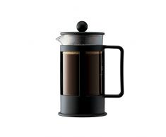 Bodum 1783-01 KENYA Kaffeebereiter (French Press System, Spülmaschinengeeignet, 0,35 liters) schwarz