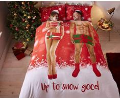 Catherine Lansfield Bettwäsche-Set, Polycotton, Rot, King