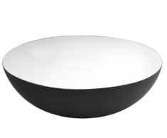 Norman Copenhagen Krenit Deko Schale, Stahl, weiÃ, 12x38cm
