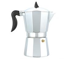 KAISERHOFF kh-1566 Edler Kaffeezubereiter aus Aluminium 22,50 cm hoch