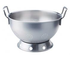 Pentole Agnelli Töpfe agnelliacciaio Edelstahl 18/10 Nudelsieb Kugelgelenk 32 cm Stahl