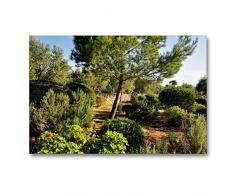 Premium Textil-Leinwand 90 x 60 cm Quer-Format SALENTO ein Streifzug durch versteckte Gärten | Wandbild, HD-Bild auf Keilrahmen, Fertigbild auf hochwertigem Vlies, Leinwanddruck von Rosina Schneider