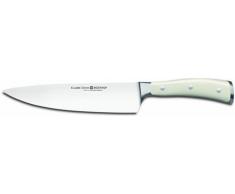 WÜSTHOF Kochmesser 20 cm Klinge, Classic Ikon Crème (4596-0/20), scharfes Küchenmesser, optimale Balance durch Doppelkropf, weißer Griff