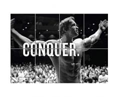 Doppelganger33 LTD Arnold Schwarzenegger Mr Universe Wand Kunst Multi Panel Poster drucken 47x33 Zoll