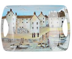 CREATIVE TOPS Cornish Harbour Wasserkrug aus Keramik, 1200 ml (2 Pints), Melamin, blau, 2.4 x 47 x 32 cm