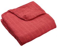 Zebra Textil Sofa, Rot