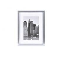 Henzo 8087215 Metallica Bilderrahmen, Plastik, grau, 20.8 x 15.8 x 1.5 cm