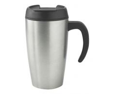 XD Design XDP432002 Urban Mug Thermobecher auslaufsicher, Silber