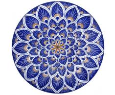 Aufkleber für Glastür und Fenster, repositionierbar, 2 Stück pro Packung blau