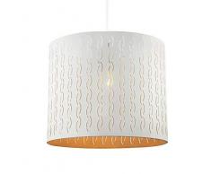 Pendelleuchte Canto, Metall, 60 W, weiß, ø 30 x H 25 cm