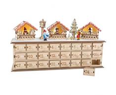 small foot Adventskalender, Holz, braun, 40 x 10 x 22 cm
