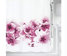Spirella Anti-Schimmel Duschvorhang - Anti-Bakteriell, waschbar, wasserdicht, Polyester, „Amanda“ 180x200cm