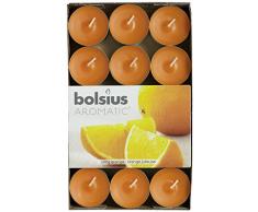 Aromatischen Juicy Orange Duft Teelicht, Paraffin Wachs, orange, 30 Stück