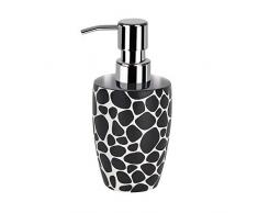 Spirella Seifenspender Darwin Flüssigseifen-Spender Steinzeug 300ml Schwarz