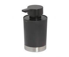 Tiger Tune Seifenspender, freistehend, mit herausnehmbarem Einsatz, Edelstahl gebürstet/Schwarz, 68 x 124 x 83 mm