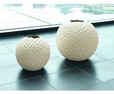 ASA Vase, Stein, Weiß, 21x21x21 cm