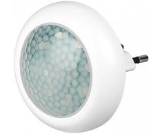 Goobay 96501 A++ LED-Nachtlicht mit Bewegungsmelder, Plastik, weiß, 0.7 x 0.8 x 0.5 cm