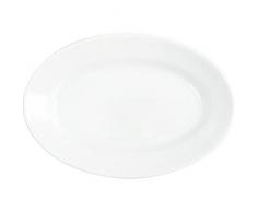 Saturnia Tablett oval cm. 35 Tivoli weiß