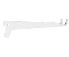 Connex Regalelement Träger für Kleiderstange, Tiefe 25 cm, Metall, 250 mm, weiß, 27.5 x 7 x 3.5 cm